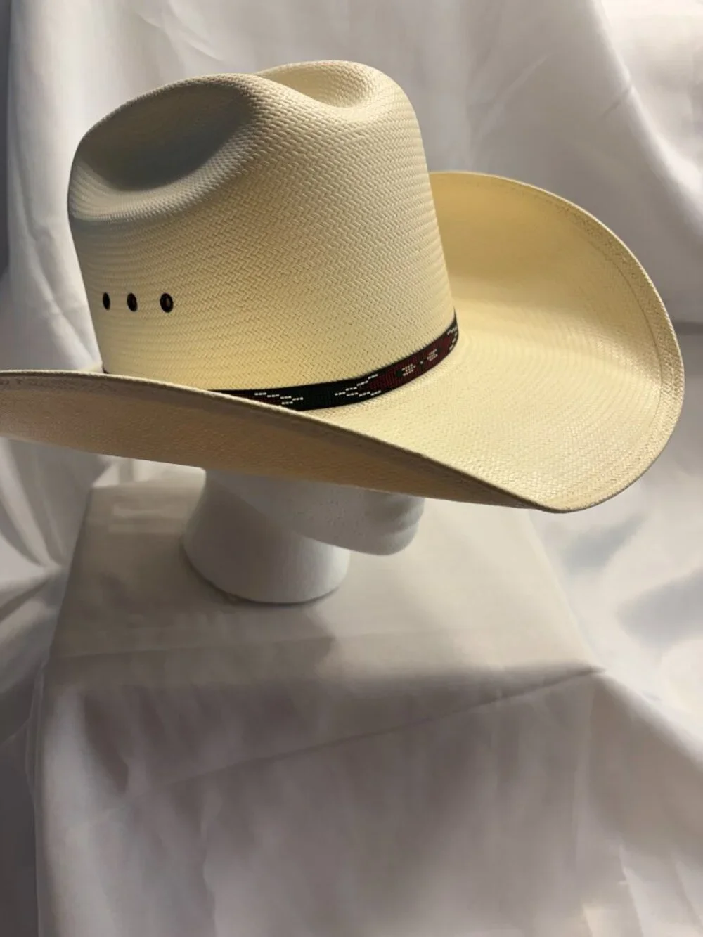 Stetson 8X Zuni-HR Straw Cowboy Hat 7 1/8 R